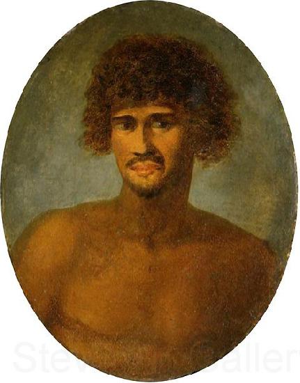 John Webber Head and shoulders portrait of a young Tahitian male Spain oil painting art